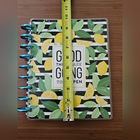 Happy Planner Notebook Standard Size + Metal Discs & 2 Folders | Lined & DotGrid - Picture 3 of 10